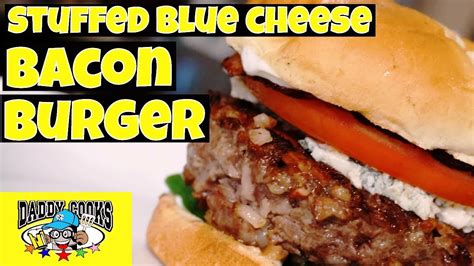 Stuffed Blue Cheese Bacon Burger Smoky Ribs Burger Contest Nd Runner
