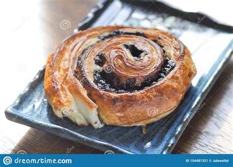 Danish Danish Pastry Or Chocolate Danish Stock Image Image Of Shop Dessert 154481321