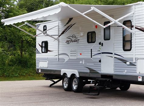 Motorized retractable awnings automatically unfurl and roll up with the help of an electric motor, and the user only needs to press a button on a control panel or remote control to operate the motor. 7 Tips For Keeping Your RV Awnings In Top Shape!