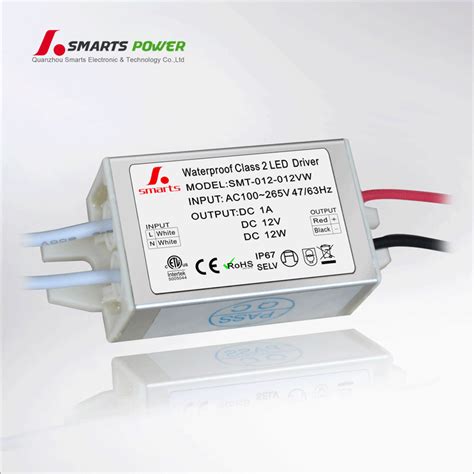 Smarts Power Ip67 Etl Ce Constant Voltage 12v 6w 9w 12w Mini Led Driver