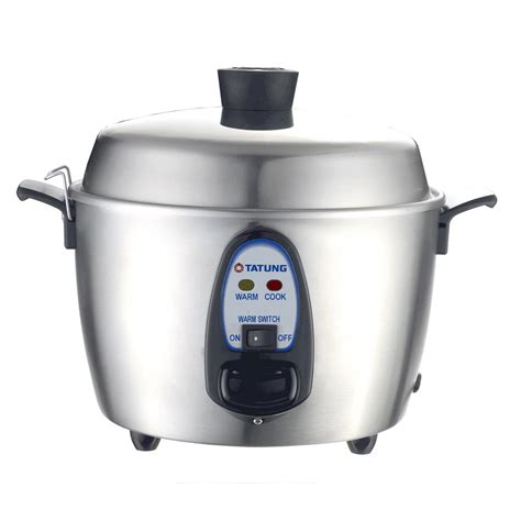 Lessen your cooking effort with innovative stainless steel rice cooker available at alibaba.com. Tatung 6-Cup Stainless Steel Multi-Cooker Rice Cooker ...
