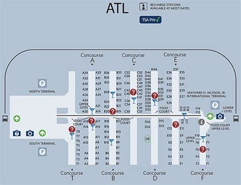 Atlanta Airport Map Terminal S Atlanta Airport Parking From 699