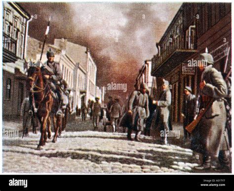 Dem Ersten Weltkrieg Deutsche Kavallerie Stockfotografie Alamy