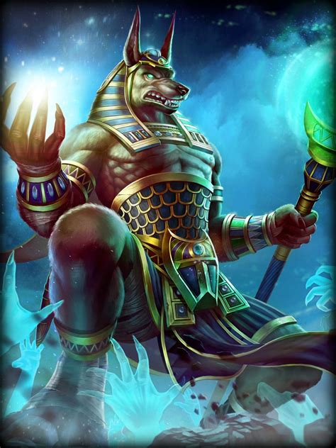 Smite Battleground Of The Gods Egyptian Mythology Anubis Ancient
