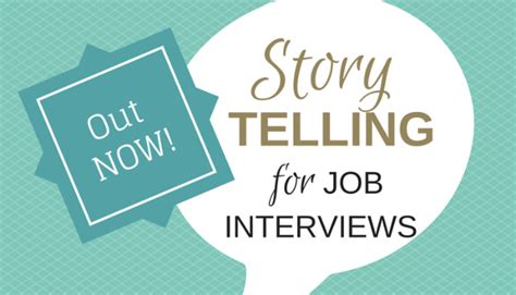 My New Book Storytelling For Job Interviews