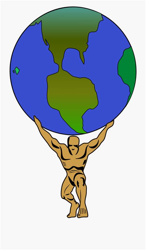 Atlas Holding Up The World Clipart Clip Art Library