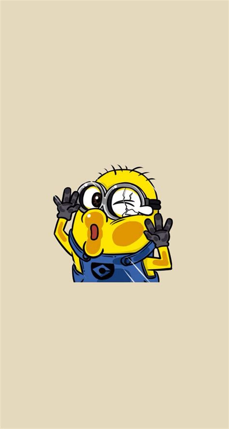Download Funny Minion 744 X 1392 Parallax Wallpapers