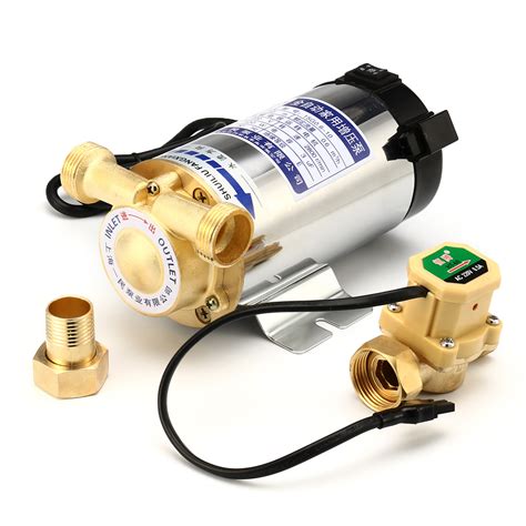 Get the shower head pressure booster that comes with 300 holes. 100W/150W Water Pressure Booster Pump Shower Home Electric ...