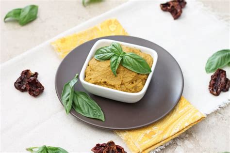 Sun Dried Tomato Basil Hummus Recipe Runner