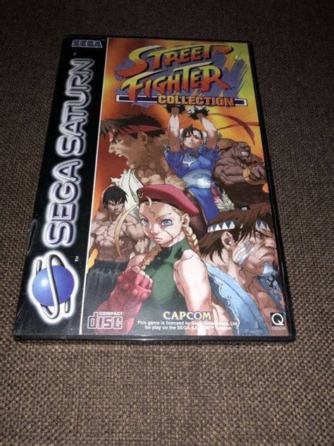 Sega Saturn Street Fighter Collection Pal Retrogaming Hotss Complete In Good Condition 1 Day