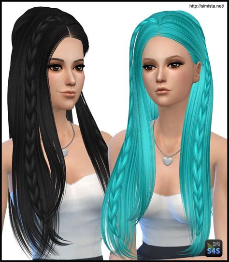 Simista Skysims 233 Hairstyle Retextured Sims 4 Hairs