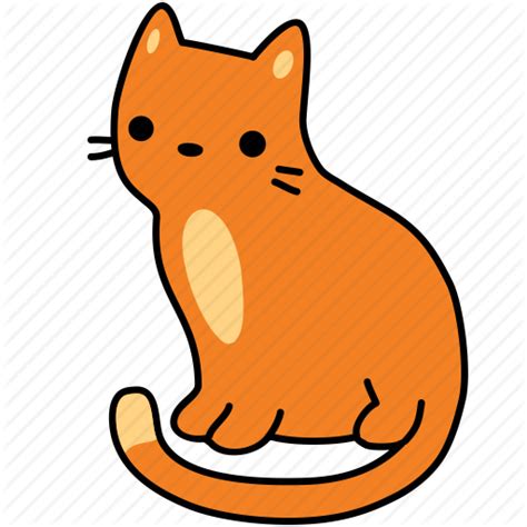 These free images are pixel perfect to fit your design and available in both png and vector. Animal, cat, feline, ginger, orange, pet, sit icon