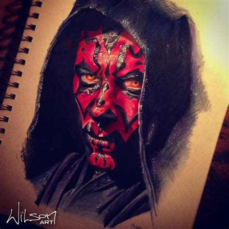 Check Out This Amazing Darth Maul Drawing A Guy I Know Just Did