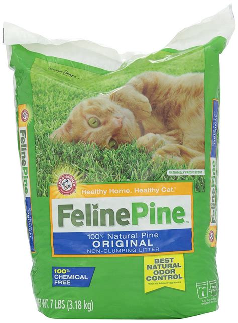 Healthy and safe for your cats and your home. Feline Pine Original Cat Litter - 7 lb -- You will love ...