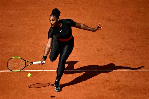 With Or Without The Catsuit Serena Williams Is Going To Serve Black