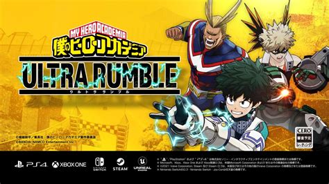 My Hero Academia Ultra Rumble Anunciado Para Ps4 Xbox One Nintendo