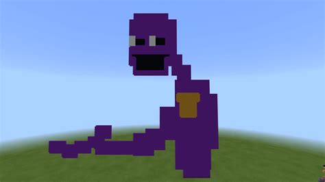 Fnaf 2 Purple Guy Sprite In Minecraft Fivenightsatfreddys