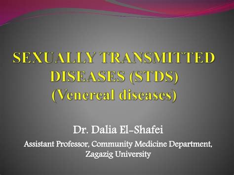 Sexually Transmitted Diseases Stds