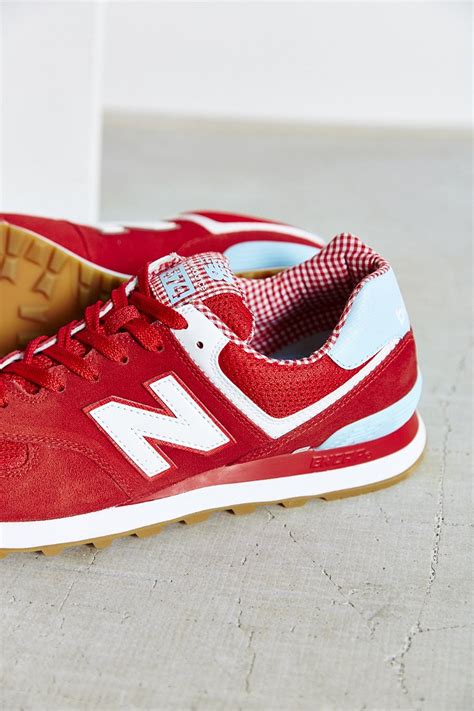 Lyst New Balance Picnic Running Sneaker In Red