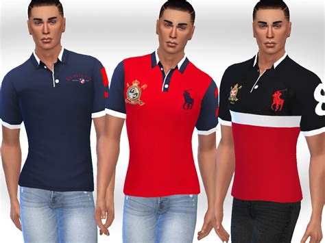 Men Polo Tshirts By Saliwa From Tsr Sims 4 Downloads