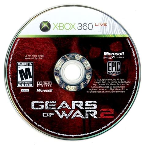 Gears Of War 2 2008 Xbox 360 Box Cover Art Mobygames