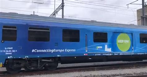 Connecting Europe Express Train Begins Its Five Week Journey
