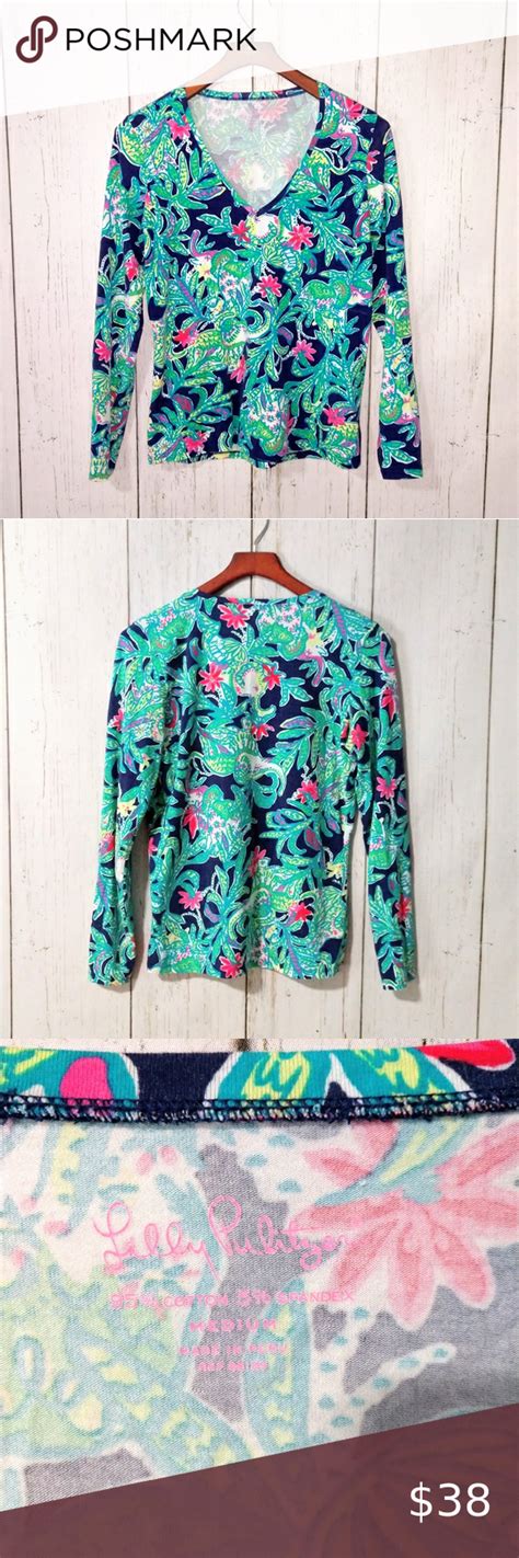 Lilly Pulitzer Long Sleeve This Long Sleeve Lilly Shirt Is Gently Used