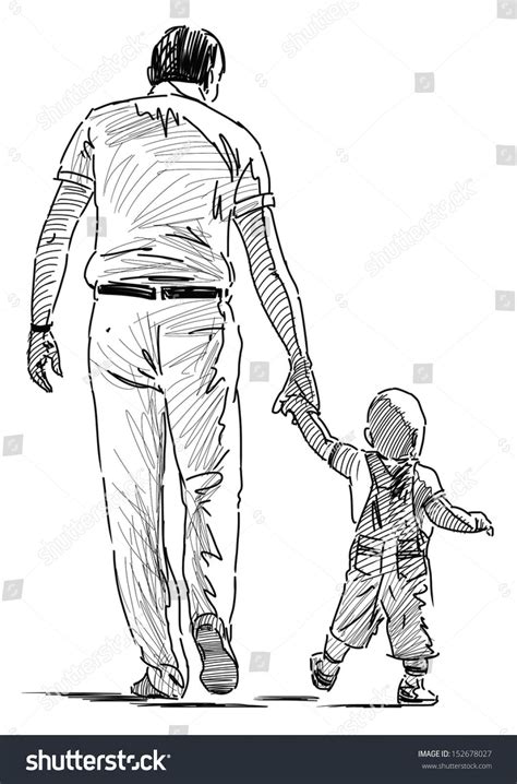 Father And Son Human Figure Sketches Human Figure Drawing Father