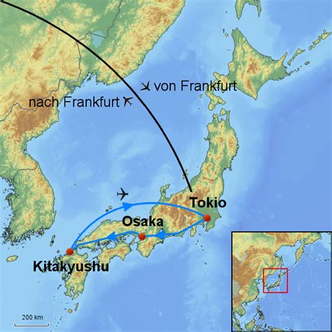 Mit 9.644.079 einwohnern ist sie nicht nur die bevölkerungsreichste metropole des landes. tokio test von ruemmele - Landkarte für Japan
