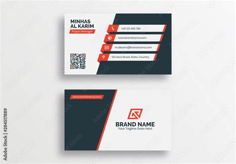 Modern Creative Business Card Template Developer Designer Visiting