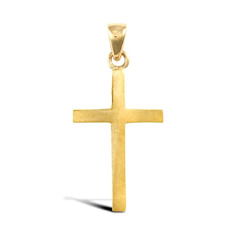 Maybe you would like to learn more about one of these? Solid 18ct Yellow Gold Plain Cross Pendant