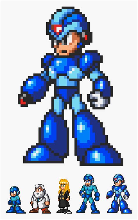 Image Result For Megaman X Bits Sprites Bit Mega Man X Sprite Transparent HD Png