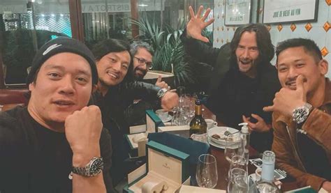 Keanu Reeves Ts ‘john Wick Stunt Team Engraved Rolex Watches