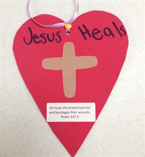 Day 3 Craft Jesus Heals Sunday School Crafts For Kids Bible Crafts