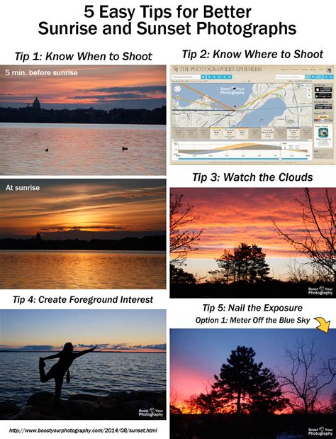 5 Easy Tips For Better Sunrise And Sunset Photographs Boost Your