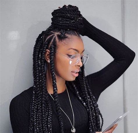 This hairstyle looks simple and sophisticated at the same time. 6 eye-catching big braids styles that'll help stylishly ...