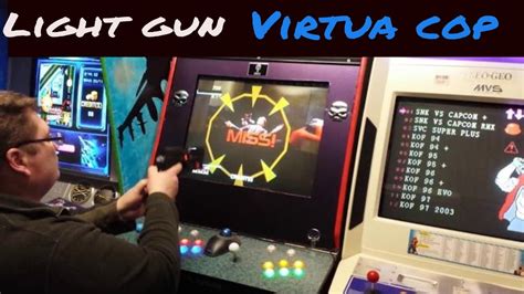 Virtua Cop 1 Light Gun Game 3rd Stg Crt Arcade Youtube