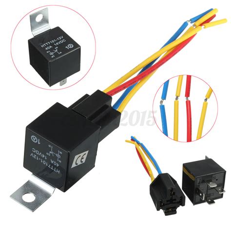 1pc Car Truck Auto Dc 12v 14v 40a Amp Spst Relay Relays 4 Pin 4p