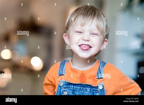 Laughing Little Boy 4 Years Old Model Release Stock Photo Alamy