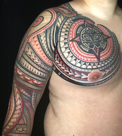 Aztec Puerto Rican Polynesian Tattoo Puertorico Polynesiantattoos