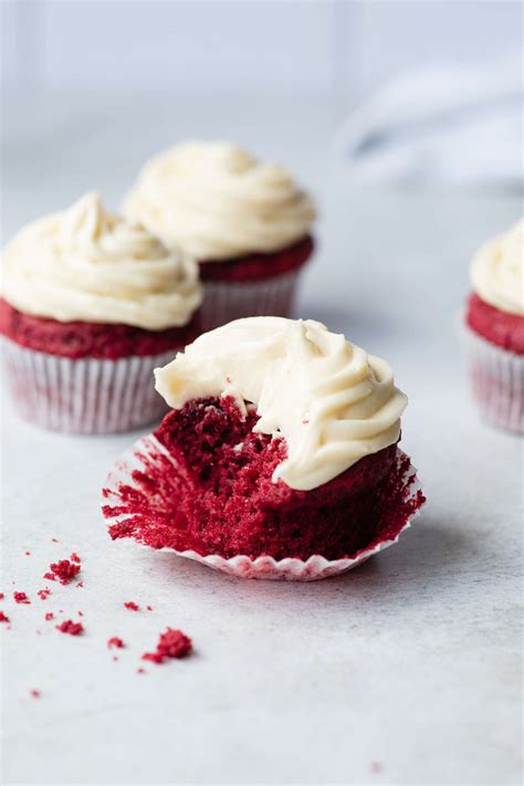 Red Velvet Cupcakes With Cream Cheese Frosting Recipe