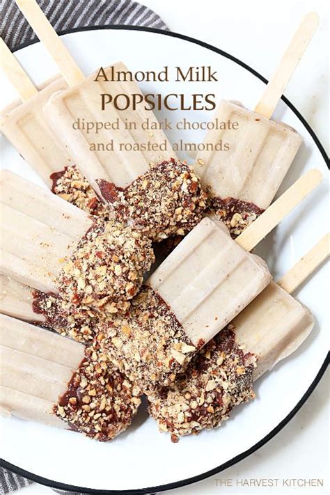 Check out this essential collection of almond desserts from around the world, including scrumptious cakes, cookies, pastries, puddings, and parfaits. Almond Milk Popsicles | Recipe | Popsicle recipes, Almond milk popsicles, Milk popsicles