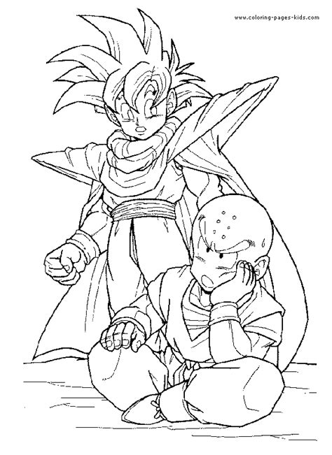 Note that this list only constitutes of characters that do play some kind of role in the story, but are tertiary or lesser in their appearance. Dragon Ball Z color page - Coloring pages for kids ...