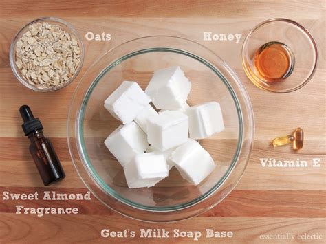 This was a great method of how to make goats milk soap, using natural and organic products is always helpful and equally beneficial for not just. Sweet Almond Honey Oatmeal Goat's Milk Soap | DIY - Do It ...