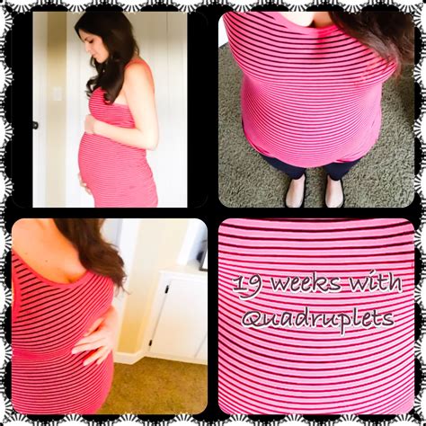 pregnant with quadruplets week by week