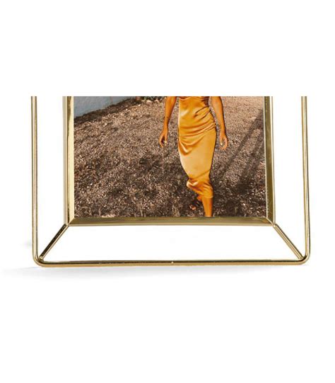 Photo Frame Gold Metal 145x1x20cm