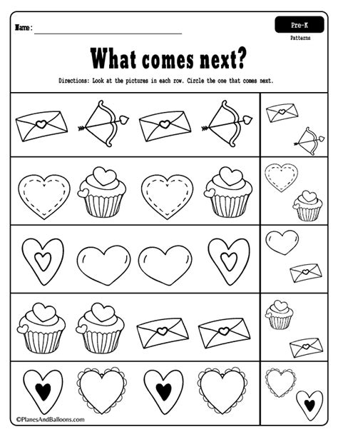 Free Printable Valentine Math Activities