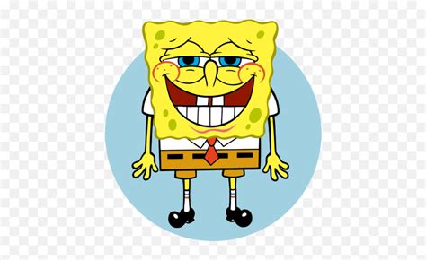 Crafty Smile Spongebob Spongebob Png Emojispongebob Emoticon Free