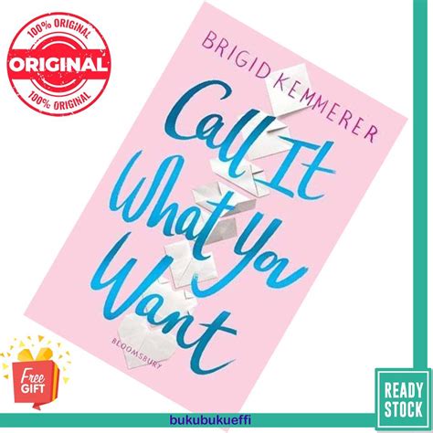 หนังสือภาษาอังกฤษ Call It What You Want By Brigid Kemmerer พร้อมส่ง