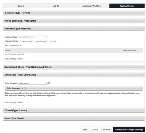 Createedit Requisition Applicant Review Tab Overview